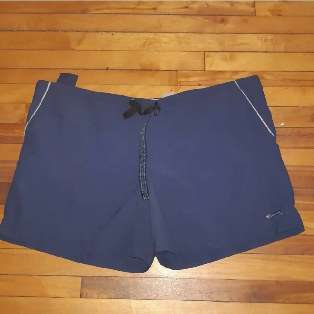 Columbia Sportwear compagny Men's plus Size 3X blue Lined Swim Shorts Trunks